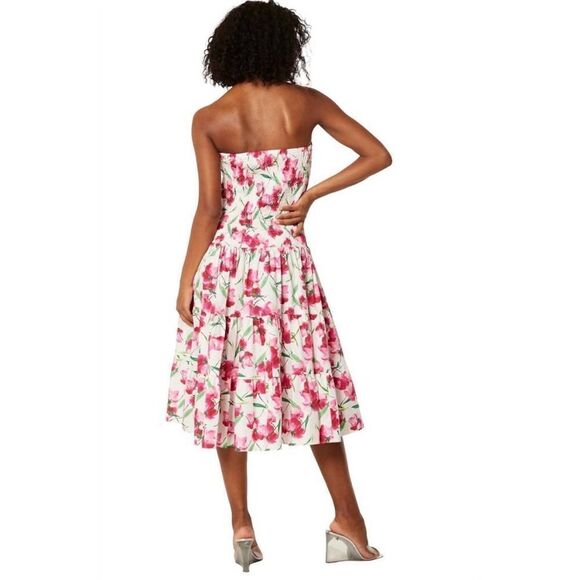 NWT MISA LOS ANGELES convertible dress in fuschia floral Small $ 330.00 - Picture 3 of 5
